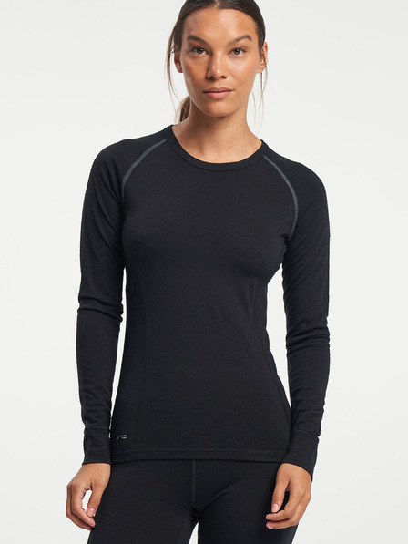 Tenson dámské funkční triko s dlouhým rukávem TENSON Himalaya Baselayer Merino Top W černé