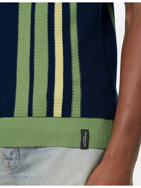 Scotch & Soda Pánské úpletové tričko Scotch & Soda