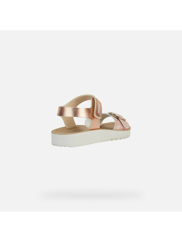 Geox Růžové dívčí sandály Geox Costarei