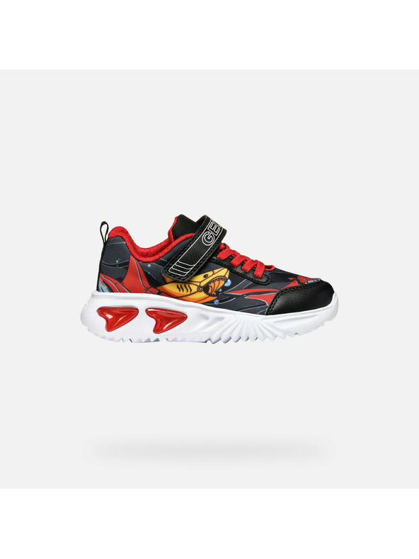 Geox Černé chlapecké tenisky Geox Assister