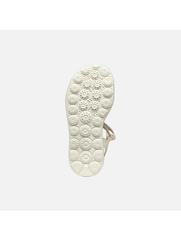 Geox Krémové dívčí sandály Geox Puffypop