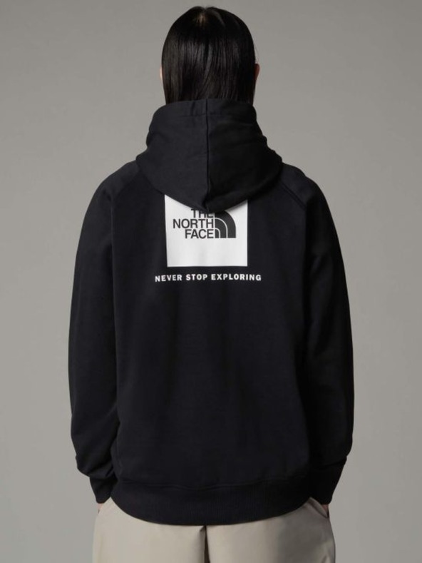 The North Face Pánska čierna mikina The North Face Raglan Redbox Hoodie nse