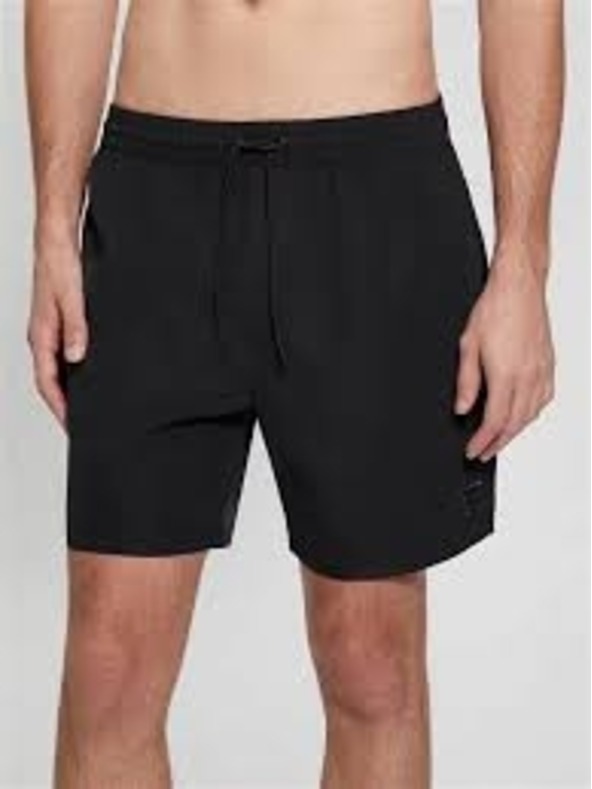 Guess Jeans Pánske čierne plavky Guess Shorts Black
