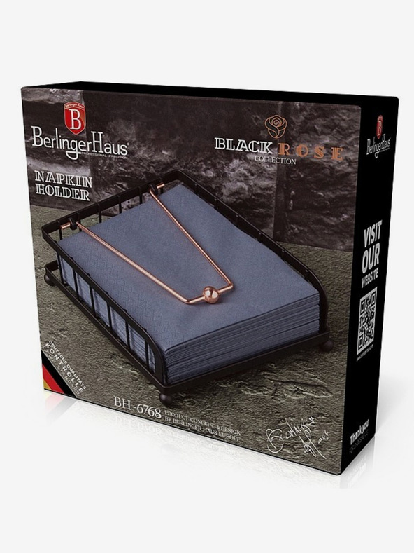 Berlingerhaus Držák na ubrousky Black Rose Collection BERLINGERHAUS