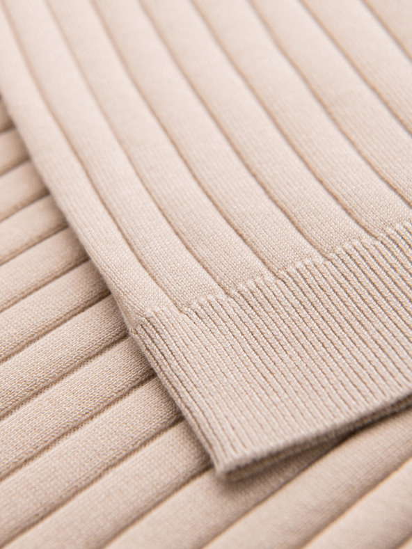 Ombre Clothing Pánská polokošile SLIM FIT z viskózy se svislými pruhy Ombre Clothing