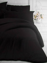 Kvalitex Francouzské jednobarevné bavlněné povlečení 220x200, 70x90cm černé
