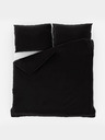 Kvalitex Francouzské jednobarevné bavlněné povlečení 220x200, 70x90cm černé