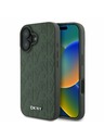 DKNY DKNY PU Leather Zadní Kryt pro iPhone 16 Green