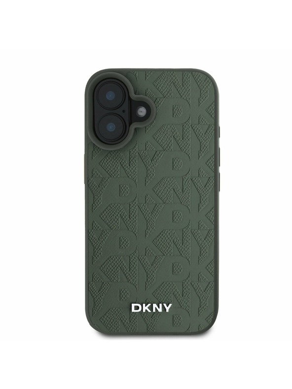 DKNY DKNY PU Leather Zadní Kryt pro iPhone 16 Green