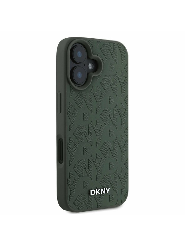 DKNY DKNY PU Leather Zadní Kryt pro iPhone 16 Green