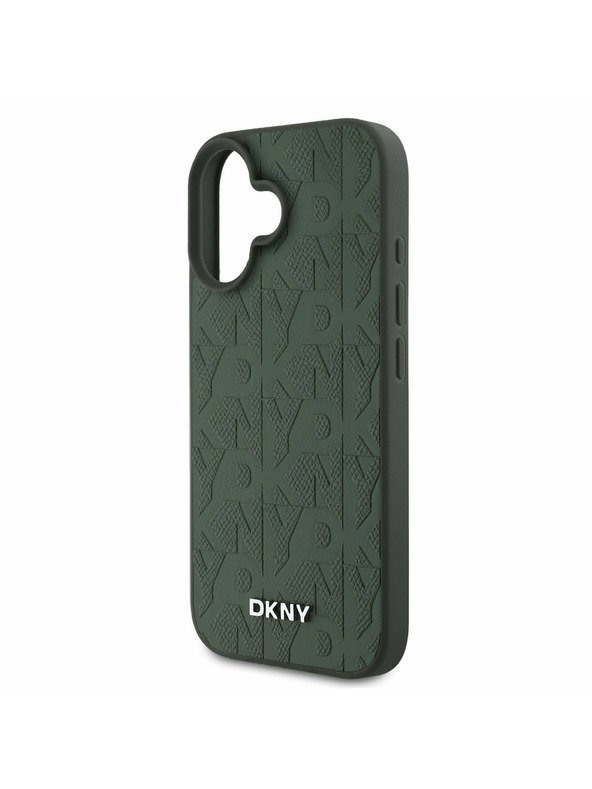 DKNY DKNY PU Leather Zadní Kryt pro iPhone 16 Green