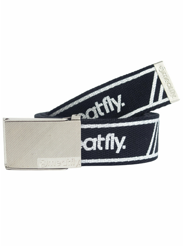 Meatfly Meatfly pánský pásek Draco White/Black