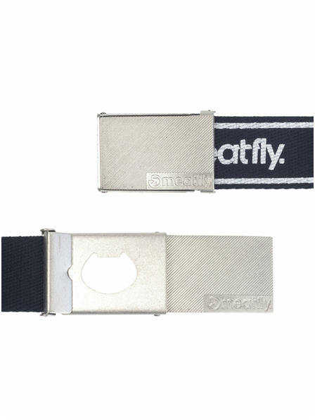 Meatfly Meatfly pánský pásek Draco White/Black