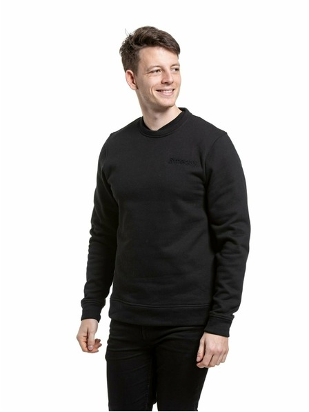 Meatfly Meatfly pánská mikina Luke Crewneck Black