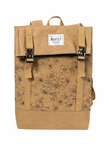 Meatfly Meatfly papírový batoh Vimes Blossom Brown 11 L