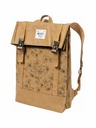 Meatfly Meatfly papírový batoh Vimes Blossom Brown 11 L