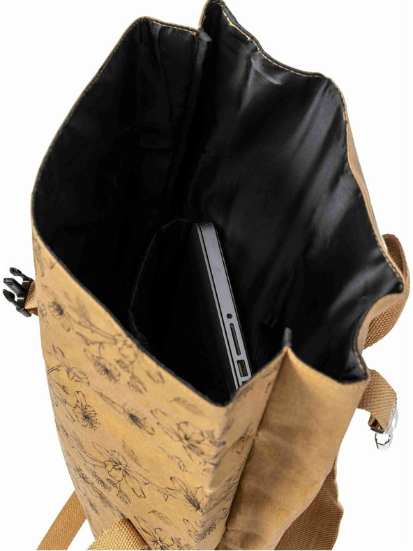 Meatfly Meatfly papírový batoh Vimes Blossom Brown 11 L