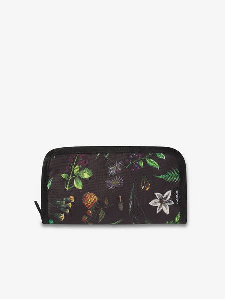 Dakine Zeleno-černá dámská květovaná peněženka Dakine Luna Wallet Woodland Floral