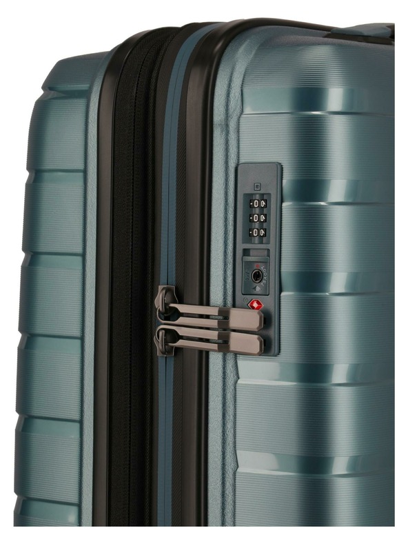 Travelite Cestovní kufr Travelite Air Base S exp Ice blue