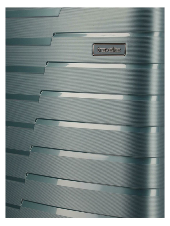 Travelite Cestovní kufr Travelite Air Base S exp Ice blue