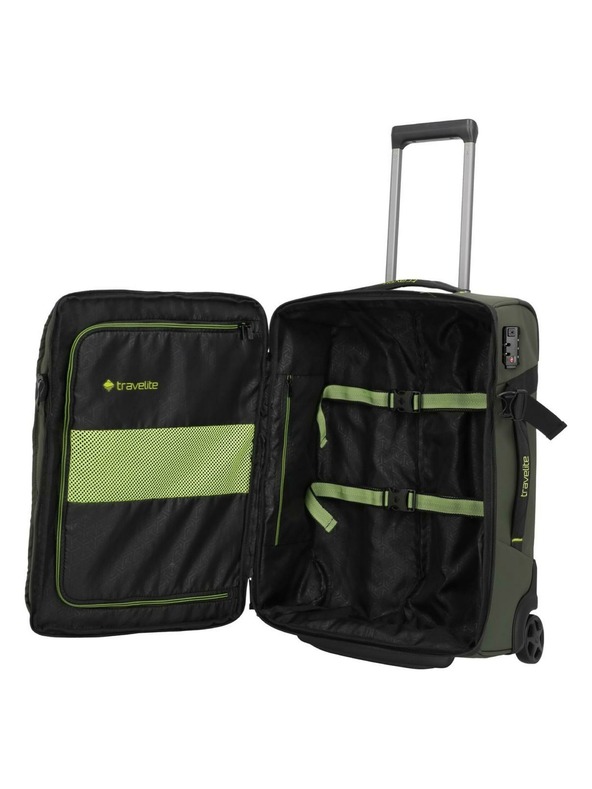 Travelite Cestovní taška Travelite Briize Wheeled duffle S Khaki