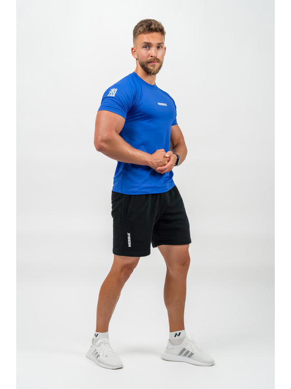 Nebbia Teplákové Relaxed-Fit Kraťasy MAXIMUM 336 M,blue