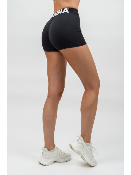 Nebbia Fitness šortky s vysokým pasem GLUTE PUMP 240 XS,black