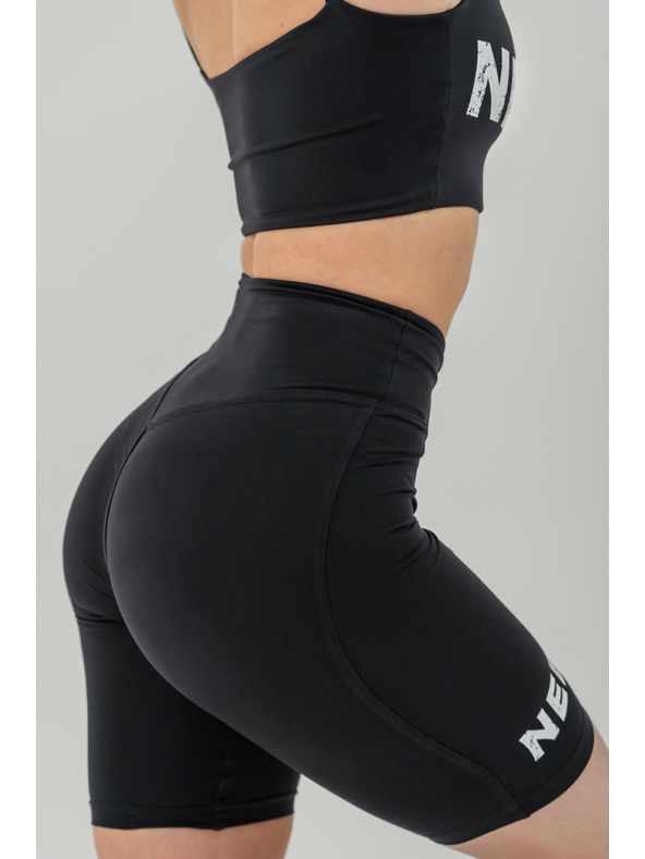 Nebbia Leginové šortky s vysokým pasem 9″ SNATCHED 614 XS,black