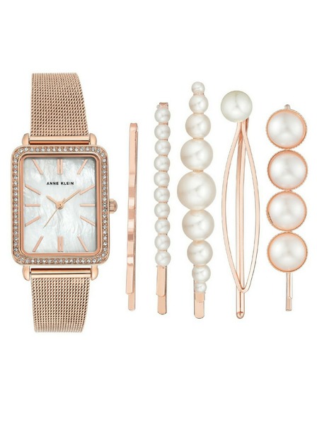 Anne Klein Růžovozlaté dámské hodinky Anne Klein