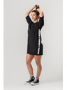 Nebbia Tričkové oversized šaty NEBBIA CLUB 594 XS/S,black