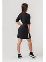 Nebbia Tričkové oversized šaty NEBBIA CLUB 594 XS/S,black
