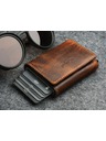 Pularys BOSTO RFID WALLET - Saddle Leather