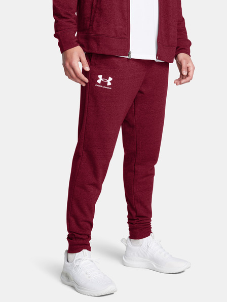 Under Armour Pánské tepláky Under Armour UA Rival Terry Jogger-RED