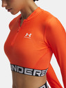 Under Armour Dámské tričko Under Armour HeatGear Rib 1/4 Zip LS