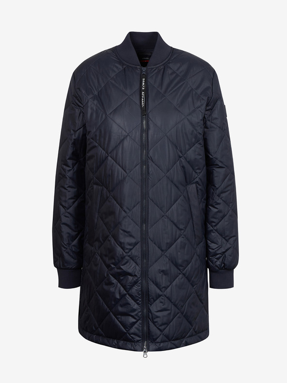 Sam 73 Tmavě modrý dámský prošívaný kabát Sam 73