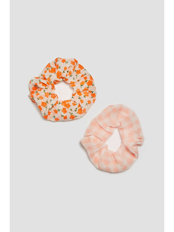 Moodo Sada dvou oranžových vzorovaných gumiček Moodo
