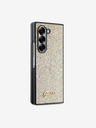 Guess Guess PC/TPU Glitter Flakes Metal Logo Zadní Kryt pro Samsung Galaxy Z Fold 6 Gold