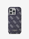 Guess Guess IML Denim Effect MagSafe Zadní Kryt pro iPhone 16 Pro Max Dark Blue