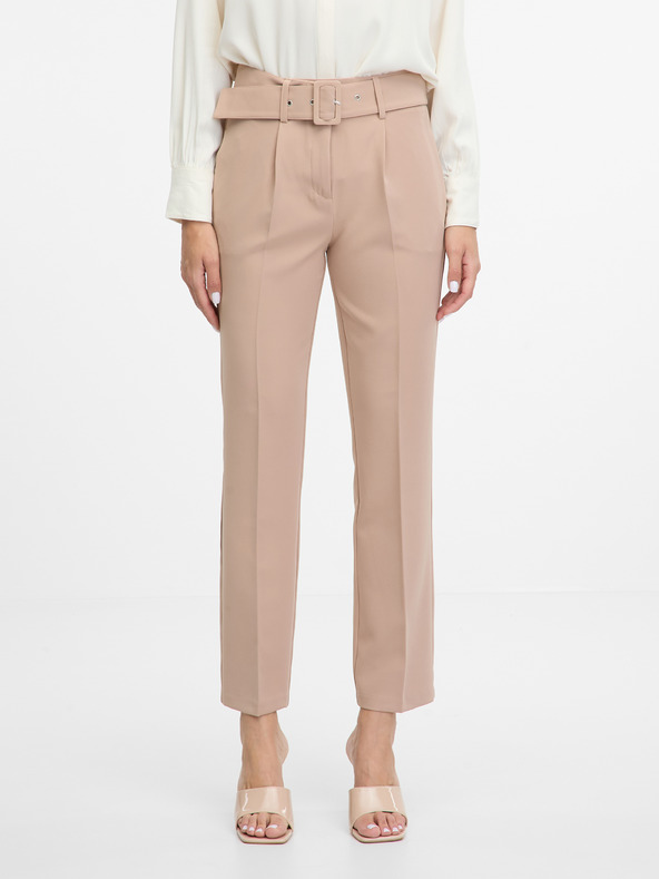 Orsay Béžové dámské kalhoty ORSAY