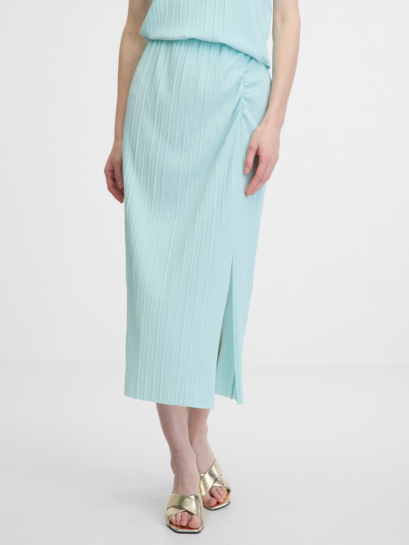 Orsay Světle modrá dámská sukně ORSAY