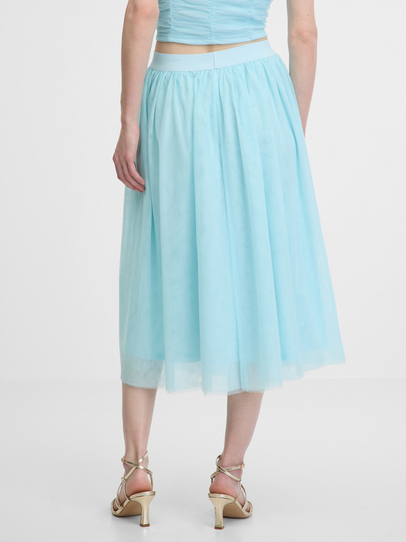 Orsay Světle modrá dámská sukně ORSAY