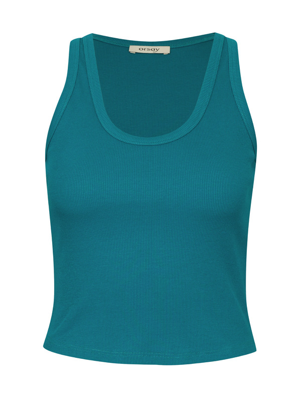 Orsay Tyrkysové dámské crop tílko ORSAY