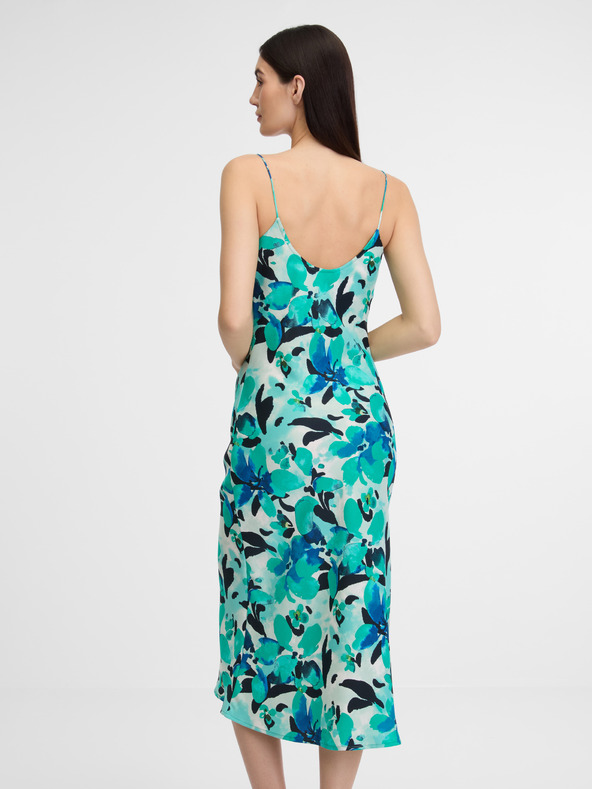 Orsay Modré dámské šaty ORSAY