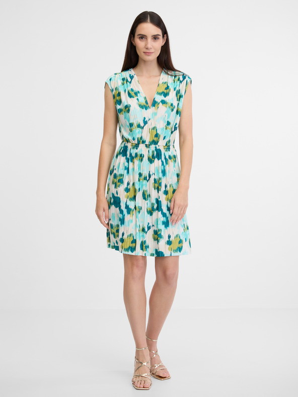 Orsay Modré dámské šaty ORSAY