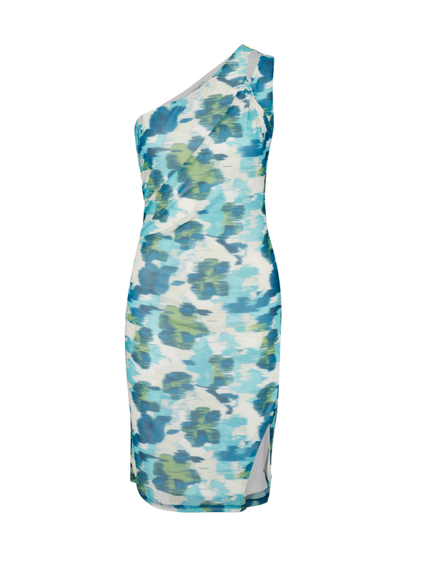 Orsay Modré dámské šaty ORSAY