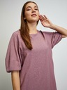 ZOOT.lab Starorůžové basic šaty s balonovými rukávy METROOPOLIS by ZOOT.lab Vasilisa