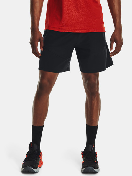 Under Armour Kraťasy Under Armour UA Knit Woven Hybrid Shorts - černá