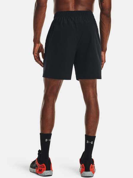 Under Armour Kraťasy Under Armour UA Knit Woven Hybrid Shorts - černá