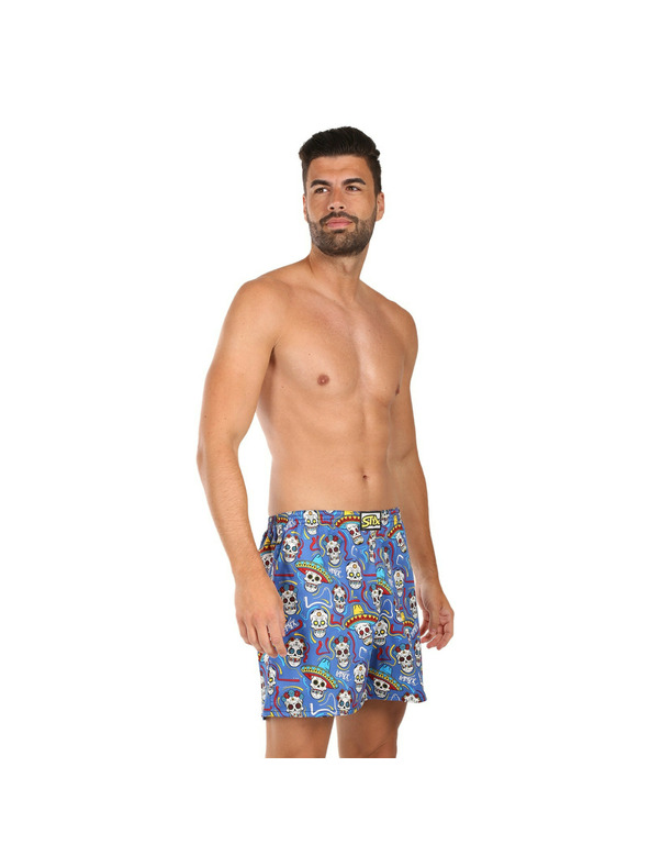 Styx Pánské trenky na spaní Styx lebky