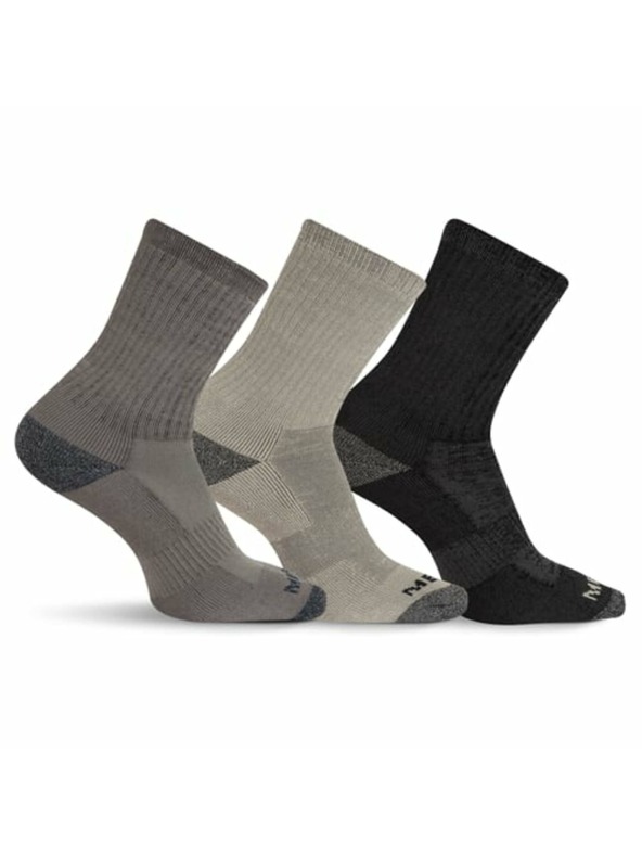 Merrell merrell ponožky MEA33507C3B2 CHARH WOOL EVERYDAY CREW (3 packs) charcoal heather S/M MERRELL PONOŽKY